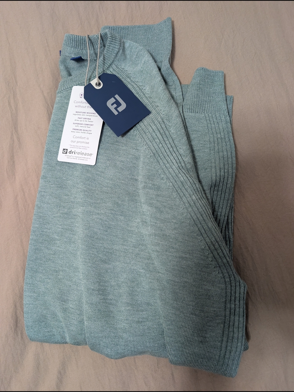 FootJoy Men's Light Teal Knit Pants